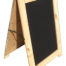 Double sided A-frame with blackboard