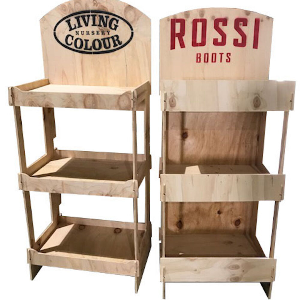 Living Colour Rossi Boots display stand