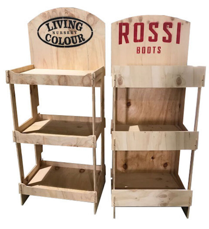 Living Colour Rossi Boots display stand
