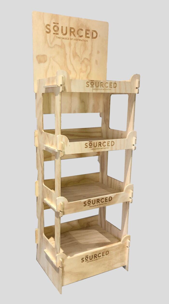 Sourced Medium Plywood Stand